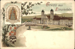 11739906 Einsiedeln SZ Kloster Gnaden-Mutter Litho Einsiedeln - Autres & Non Classés