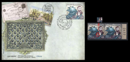 Serbia 2024, Stamp Day - 150 Years Since The Establishment Of The Universal Postal Union, FDC + Pair With Engraver, MNH - Servië