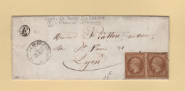 La Mure Sur Azergues - 68 - Rhone - 1861 - Boite Rurale E - Courrier De Saint Bonnet Le Troncy - 1849-1876: Klassik