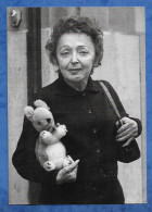 CPSM Chanteuse Edith PIAF Et Son Ours En Peluche Tirage 120 Exp Photo Marcel Thomas - Entertainers