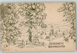 39417411 - Wegkreuz Rehe Sign.Riemschneider - Sonstige & Ohne Zuordnung