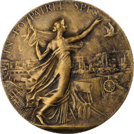 France, Médaille, Ministère De La Guerre, Communications Aériennes, Bronze - Other & Unclassified