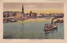 AK Düsseldorf - Totalansicht Mit Rhein - Ca. 1910 (69440) - Düsseldorf