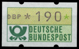 BRD ATM 1981 Nr 1-1-190 Postfrisch S4AF9DE - Machine Labels [ATM]