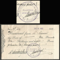 GREECE-GRECE-HELLAS 1932: Consulate Cancel Before The Second World War - Marcofilia - EMA ( Maquina De Huellas A Franquear)