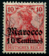 DEUTSCHE AUSLANDSPOSTÄMTER MAROKKO Nr 36 Gestempelt X867776 - Deutsche Post In Marokko