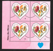 2024 - Tunisie - Fête Des Mères - Femme- Enfants- Rose- Papillon- Main- Amour - Bloc De 4- Emission Complète 1v MNH** - Moederdag