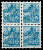 DDR DS 5-JAHRPLAN Nr 421xXI Postfrisch VIERERBLOCK X8D7876 - Unused Stamps