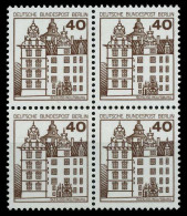 BERLIN DS BURGEN U. SCHLÖSSER Nr 614 Postfrisch VIERERB X782F1A - Unused Stamps