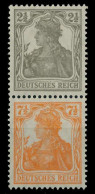 DEUTSCHES REICH ZUSAMMENDRUCKE Nr S11a Postfrisch SENKR X7D13F6 - Zusammendrucke