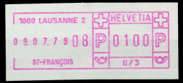 SCHWEIZ SCHALTERFREISTEMPEL Nr SFS1979 LAUSANNE X7E6512 - Francobolli Da Distributore