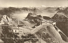 11737137 Pilatus Kulm Mit Vierwaldstaettersee Und Alpen Pilatus  - Andere & Zonder Classificatie