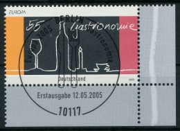 BRD BUND 2005 Nr 2457 ESST Zentrisch Gestempelt ECKE-URE X84ACDA - Used Stamps