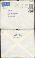 Palestine Tel-Aviv KLM Airmail Cover Mailed To Switzerland 1937. 25M Rate - Palestine