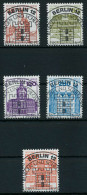 BERLIN DS BURGEN U. SCHLÖSSER Nr 673-677 ESST Z X8941D6 - Used Stamps
