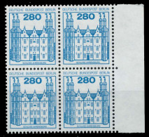 BERLIN DS BURGEN U. SCHLÖSSER Nr 676 Postfrisch VIERERB X8F96B2 - Unused Stamps