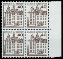 BRD DS BURGEN U. SCHLÖSSER Nr 1037 Postfrisch VIERERBLO X92FE96 - Nuovi