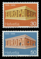 SCHWEIZ 1969 Nr 900-901 Postfrisch SA5EA82 - Neufs