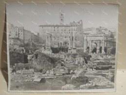 Italy Photo Italia Foto Roma Fine 800. FORO ROMANO. 125x100 Mm. - Europa