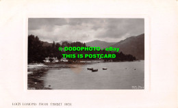 R467781 Loch Lomond From Tarbet Pier. Rotary Photo. Plate Sunk Gem Series. W. R. - Monde