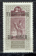 Timbre Du Haut-Sénégal Et Niger Surchargé "NIGER" : Méhari - Unused Stamps