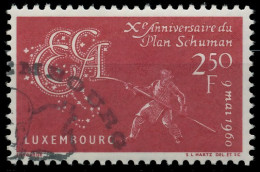 LUXEMBURG 1960 Nr 620 Gestempelt X071282 - Gebruikt