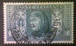 Italy, Scott #277, Used(o), 1932, Dante Literary Series: Francesco Petrarca, 2.75 Lira, Gray - Afgestempeld