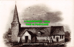 R467795 Greenstead Church. A. D. 1013. RP. Essex - Mundo