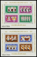 RUMÄNIEN Block 178 Und 179 Postfrisch SAFA4DA - Blocks & Sheetlets