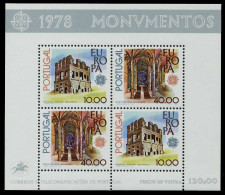 PORTUGAL Block 23 Postfrisch SAFA752 - Blocs-feuillets