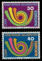 LIECHTENSTEIN 1973 Nr 579-580 Postfrisch S7D9D92 - Nuevos