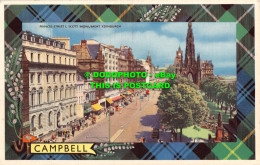 R467829 Edinburgh. Princes Street And Scott Monument. Campbell. E. T. W. Dennis - Mundo