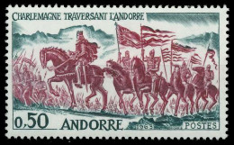 ANDORRA (FRANZ. POST) 1963 Nr 180 Postfrisch SB0ED02 - Nuevos