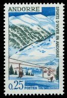 ANDORRA (FRANZ. POST) 1966 Nr 195 Postfrisch SB0EEA2 - Unused Stamps