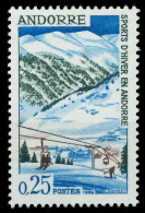 ANDORRA (FRANZ. POST) 1966 Nr 195 Postfrisch SB0EEA2 - Ungebraucht