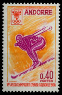 ANDORRA (FRANZ. POST) 1968 Nr 207 Postfrisch SB0EF32 - Unused Stamps