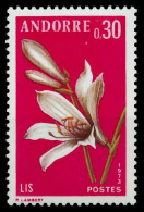 ANDORRA (FRANZ. POST) 1973 Nr 250 Postfrisch SB148BE - Unused Stamps