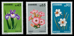 ANDORRA (FRANZ. POST) 1974 Nr 255-257 Postfrisch SB14906 - Unused Stamps