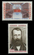 ANDORRA (FRANZ. POST) 1977 Nr 286-287 Postfrisch SB14ABE - Ongebruikt