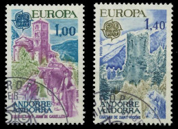 ANDORRA (FRANZ. POST) 1977 Nr 282-283 Gestempelt X08936A - Gebruikt