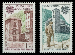 ANDORRA (FRANZ. POST) 1979 Nr 297-298 Postfrisch SB14BAE - Unused Stamps