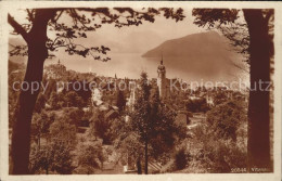 11735937 Vitznau Panorama Kirche Vitznau - Sonstige & Ohne Zuordnung