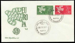 ITALIEN 1961 Nr 1113-1114 BRIEF FDC X089526 - 1961-70: Marcofilia