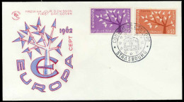 FRANKREICH 1962 Nr 1411-1412 BRIEF FDC X089542 - Lettres & Documents