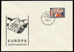 LIECHTENSTEIN 1962 Nr 418 BRIEF FDC X08954A - Covers & Documents