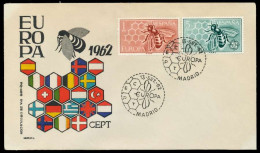 SPANIEN 1962 Nr 1340-1341 BRIEF FDC X089562 - Brieven En Documenten