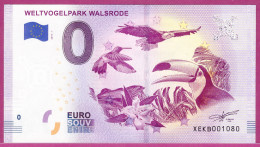 0-Euro XEKB 2019-1 WELTVOGELPARK WALSRODE - Privatentwürfe