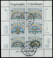 DDR BLOCK KLEINBOGEN Nr 3057KB-3062KB Zentrisch Gestempelt K X0B4D1A - Sonstige & Ohne Zuordnung