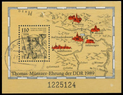 DDR BLOCK KLEINBOGEN Block 97 Zentrisch Gestempelt X0B4E3E - Otros & Sin Clasificación