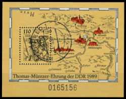 DDR BLOCK KLEINBOGEN Block 97 Zentrisch Gestempelt X0B4E4E - Autres & Non Classés